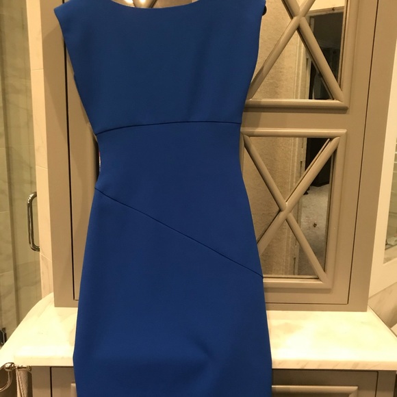 Diane von Furstenberg Blue Diamond Cocktail Dress - Picture 3 of 4